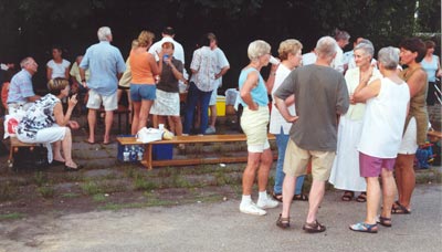 nach dem alljährlichen Volleyball Spielenachmittag